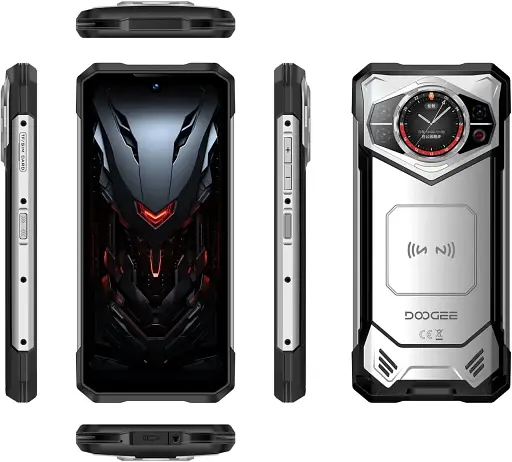 Смартфон Doogee S200 12/256Gb Mecha Silver Global version - фото 6
