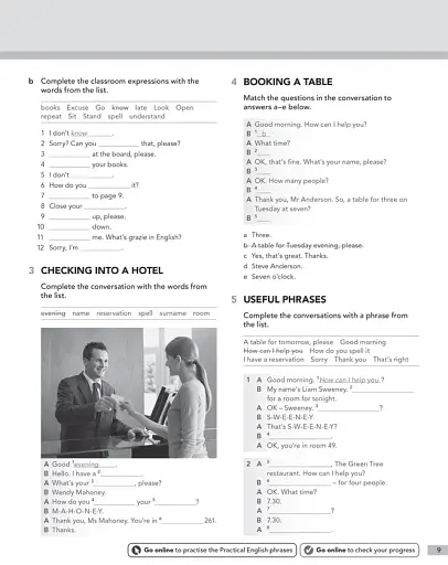 English File (4th Edition) Beginner Workbook with Key - фото 7