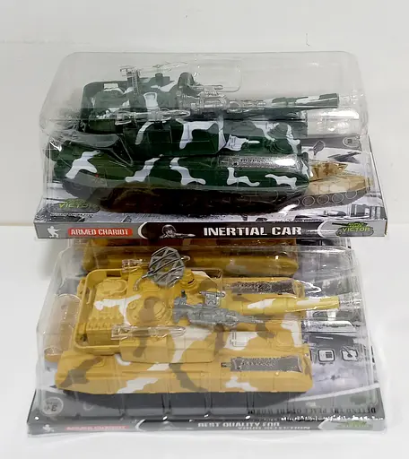 Танк M 1 A2-C "Armed Chariot", инерция, трещетка, в слюде (6990580110067) Зеленый - фото 4