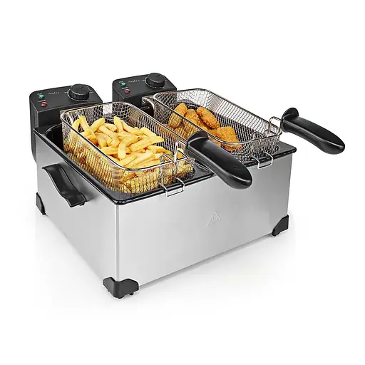 Універсальна електрична фритюрниця для дому Zurrichberg ZBP-7626 з терморегулятором та знімною чашею - фото 7