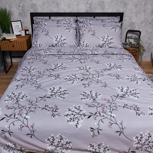 Підковдра Moon&Star Бязь Gold Люкс Winter Branches King Size 220x240 см - фото 2