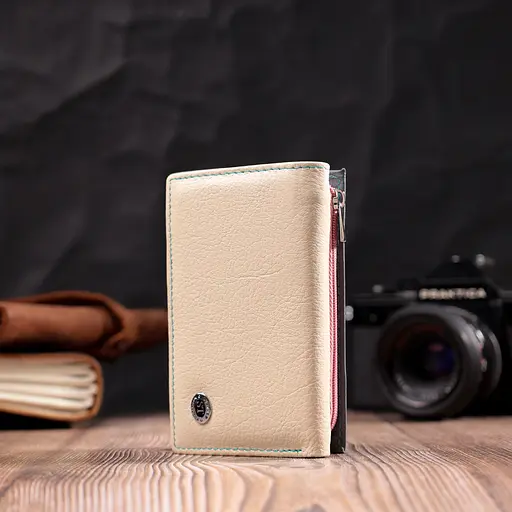 Жіночий шкіряний гаманець ST Leather 12.2х8х2 см acs0028373 - фото 6