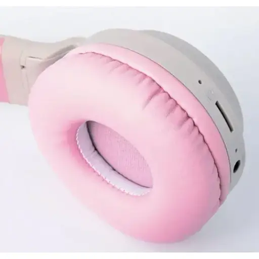 Наушники Hoco Bluetooth Stereo W27 Cat Ear gray/pink - фото 3