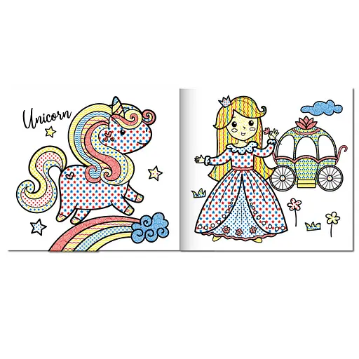 Водная раскраска "Принцессы" Апельсин РМ-95-07 серия "MINI Water Book" - фото 2