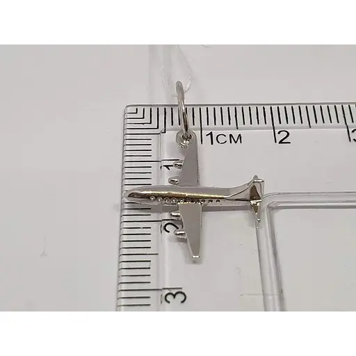 Срібна підвіска Vegas Літак. 30057Р - фото 4