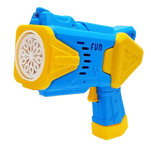 Дитячий генератор мильних бульбашок Пістолет Bambi 2238 (Blue) зі світлом - фото 1