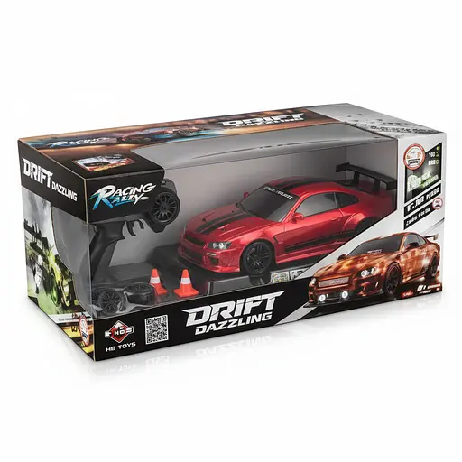 Радиоуправляемая Дрифт-машина SC 16 A 18, 4WD, 1:16, Аккумулятор 3.7V, 2.4GHz, Парогенератор, Сменные колеса, Синяя - фото 2