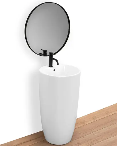 Умивальник Rea Anya підлоговий білий REA-U6503, Білий - фото 5