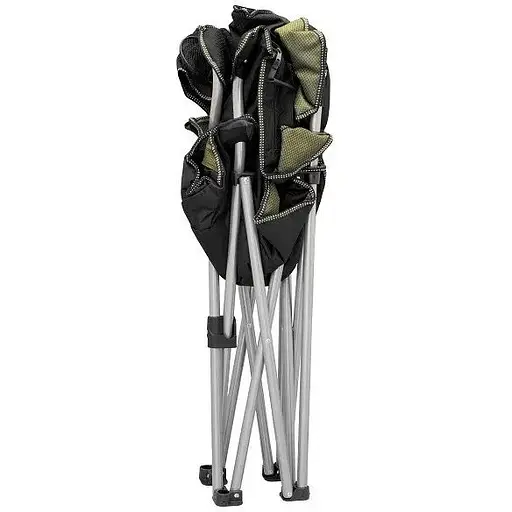 Крісло Time Eco TE-17 SD-140 портативне чорно-зелене - фото 2