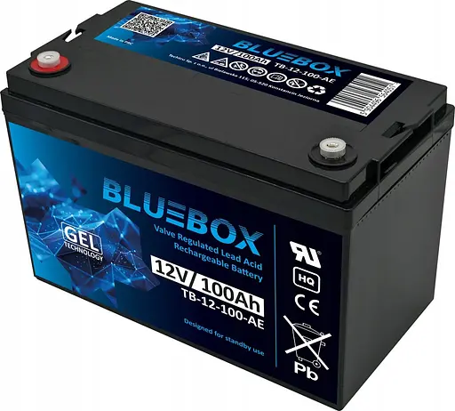 Аккумулятор гелевый Bluebox GEL 12V 100 Ah VRLA - фото 4