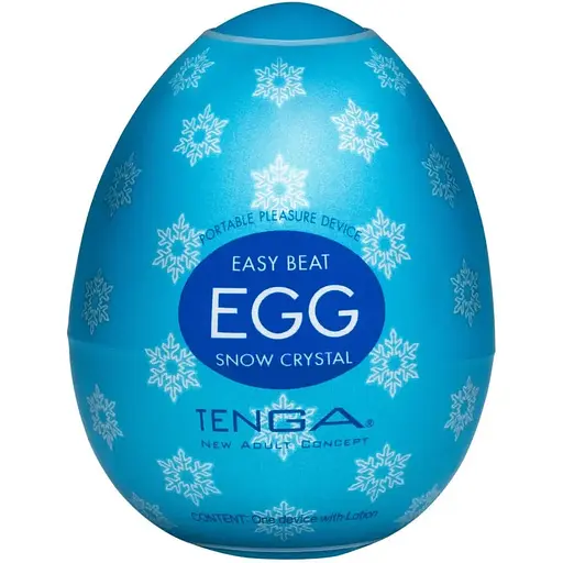 Мастурбатор яйцо Tenga Egg Snow Crystal белый