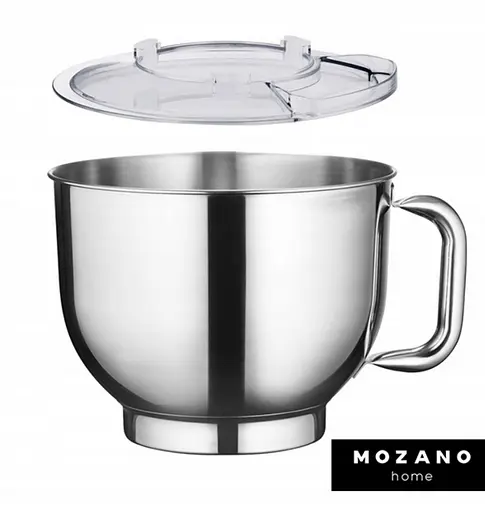 Кухонный комбайн Mozano профессиональный тестомес Kitchen Machine 2300 Вт чаша 6,2 л Red Кулинарная книга в подарок - фото 3