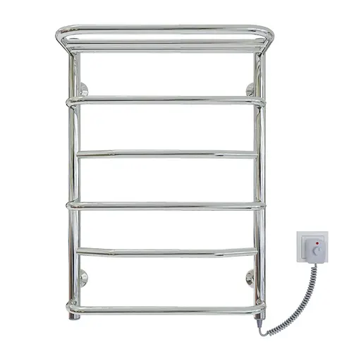 Электрический полотенцесушитель Kosser Лотос 700x500/6 ЕR рег. ДЛ01ER, Хром, Правое - фото 2