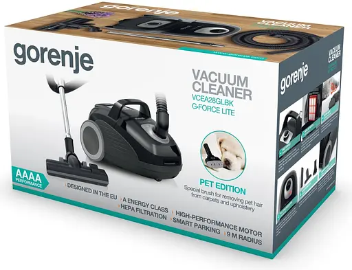Пилосос з мішком Gorenje VCEA28GLBK - фото 5
