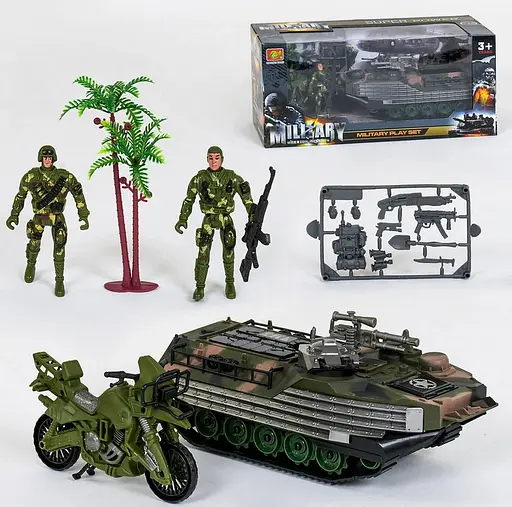 Набор военной техники HW-S 3507, танк инерционный, в коробке (6979135420059) - фото 1