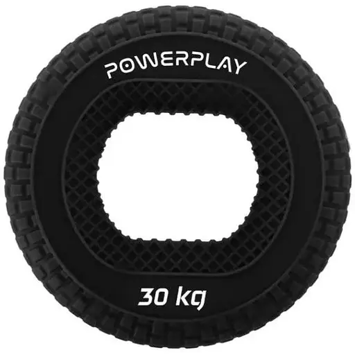 Еспандер кістьовий PowerPlay силіконовий PP-4333 Hand Grip Hard 30 кг Чорний (PP_4333_Black_30kg) - фото 1