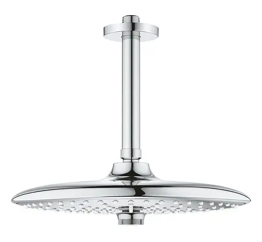 Верхній душ із стельовим кронштейном Grohe Euphoria 26461000, Хром - фото 1