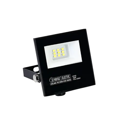 Прожектор світлодіодний Horoz Electric ASLAN-10 10W 6400K чорний