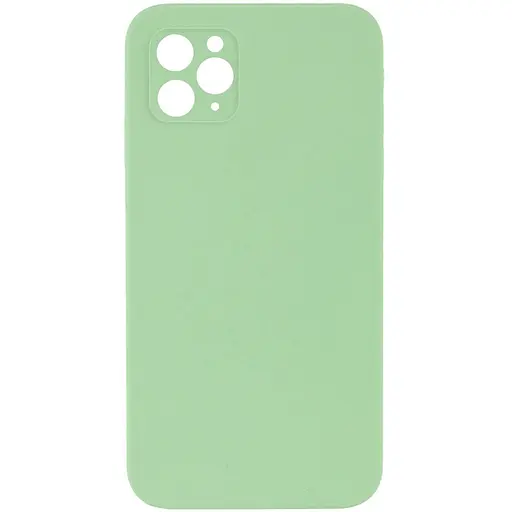 Чохол Epik Silicone Case Square Full Camera Protective AA NOLOGO для Apple iPhone 11 Pro 5.8 М'ятний/Mint - фото 1