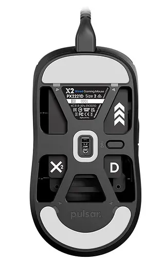 Мышь PULSAR X2 Medium Black (PX2221D) - фото 2