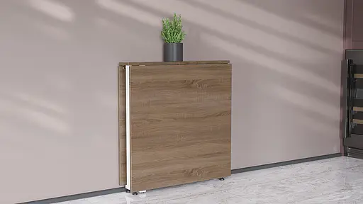 Стіл-книга трансформер Оріон 2 Ferrum-decor 750x1520x730 Білий метал ДСП Дуб Сонома Трюфель 16 мм (FRD-104594) - фото 10