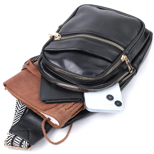 Женская сумка Vintage с одной лямкой через плечо из экокожи 17.5х29х8 см sum0026966 - фото 8