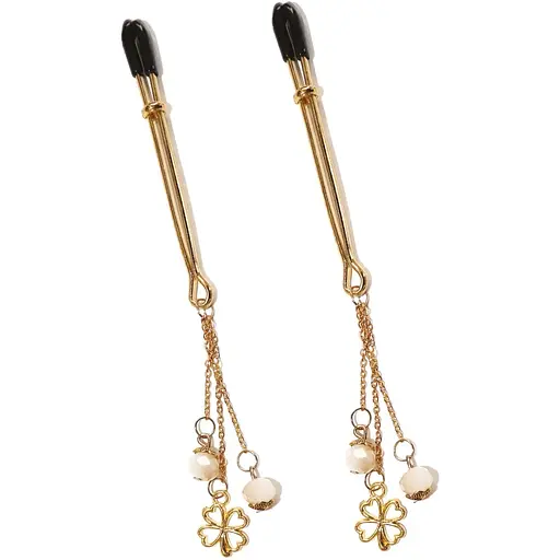 Зажимы для сосков Art of Sex - Nipple Clamps Golden Clover