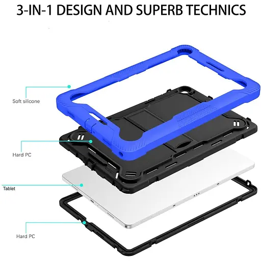 Чохол Hybrid Arm Defender Lenovo Tab 10.1 2025 TB311XU TB311FU Синій - фото 3