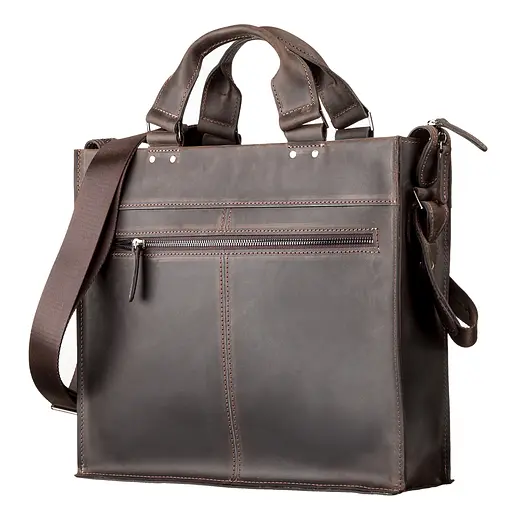 Чоловіча шкіряна сумка SHVIGEL 37х31х9,5 см sum0012570 - фото 2