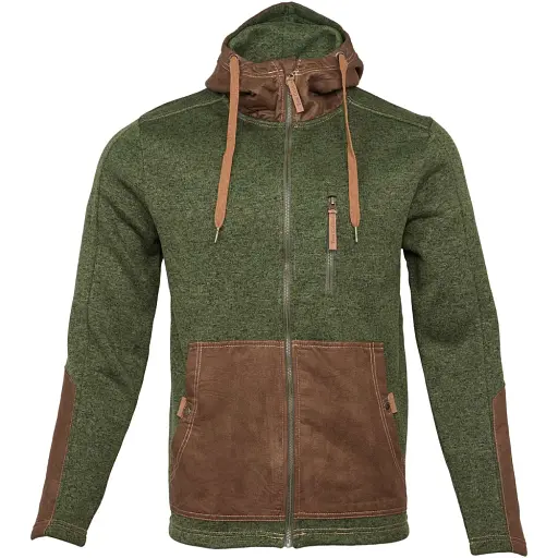 Куртка Orbis Textil Herrenjacke Strick-Fleece 418001-56 2XL Зеленый