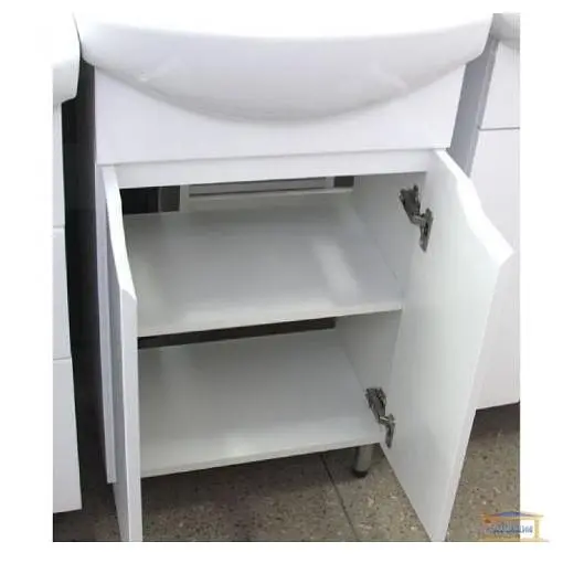 Тумба підлогова ПіК Альба Т1 з раковиною Cersanit Cersania 60 см Білий 30412 - фото 4