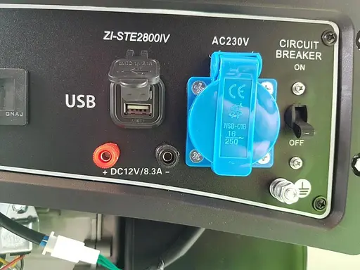 Генератор інверторний Zipper + газова плитка Orcamp CK-505 + електричний обігрівач Gardyer HE2000 та лійка (ZI-STE2800) - фото 4