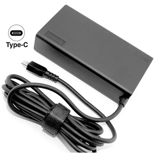 Зарядное устройство для ноутбука Lenovo 20 V 5A 100W блок питания с кабелем USB-C штекер Type-C - фото 3