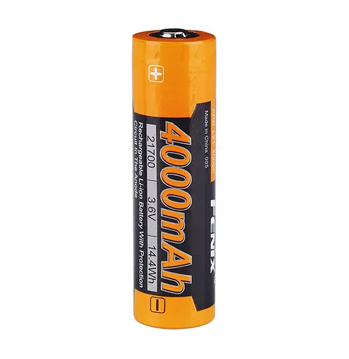 Аккумулятор 21700 Fenix 4000mAh 3.6V (Черно-желтый) - фото 2