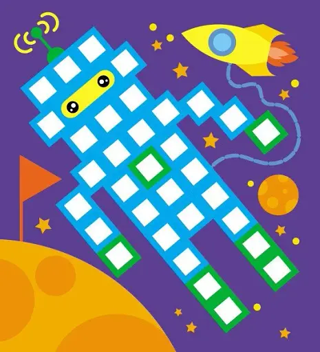 Мозаїка з наліпок. Квадратики. Для дітей від 4 років - фото 4