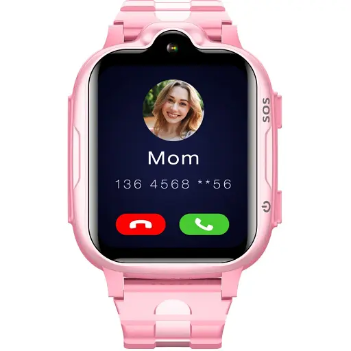 Дитячі наручні смарт годинник K15 з камерою, GPS відстеженням і 4G / WiFi Pink (16422) - фото 2