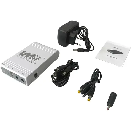 ИБП WGP Mini DC UPS WGP103 10400mAh 5V/9-12V с блоком питания для роутера - фото 6