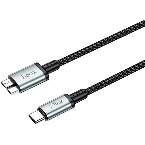 Кабель Hoco Type-C to Micro USB 3.0 excellent speed cable US10 5Gbps адаптер 50 см