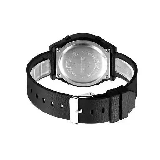 Чоловічий спортивний годинник Skmei 1772 (Чорний з білим) - фото 4