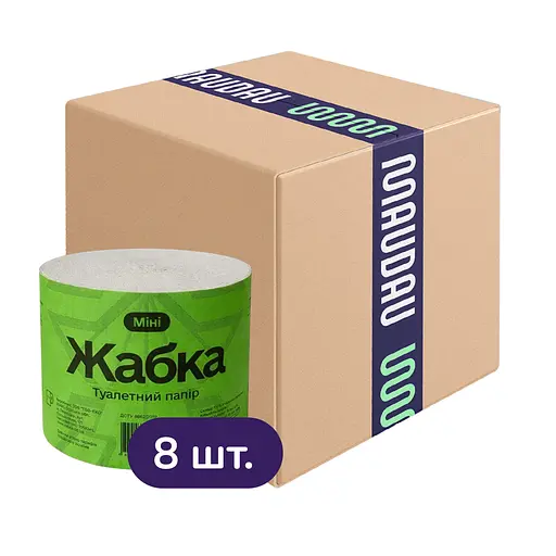 Туалетная бумага Жабка мини 8 шт. - фото 1