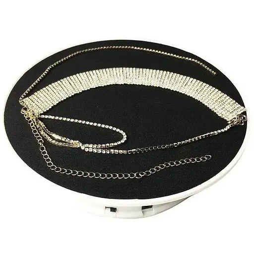 Поворотный стол Heonyirry C366 для предметной съемки и 3D фото диаметр 20 см черный - фото 4