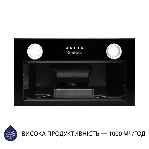 Витяжка повновбудована Minola HBI 5622 BLF 1000 LED - фото 4