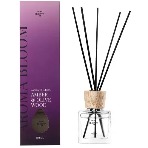 Аромадиффузор Aroma Bloom Amber & olive wood 100 мл