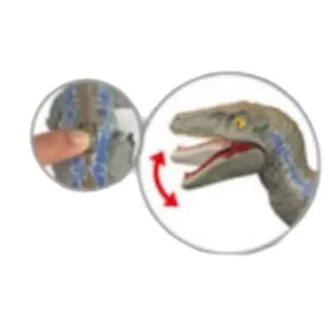 Фігурка Dino Toys Велоцираптор рухомий сірий F1 (Q9899-F1) - фото 2