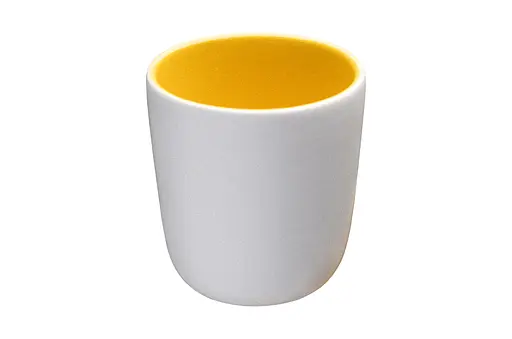 Чашка Barta Coffee Cup 70 мл Білий/Жовтий - фото 1