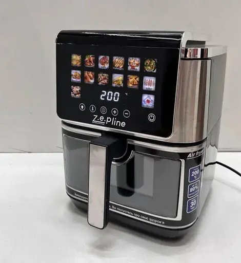Мультипечь-аэрогриль Zepline ZP-00340 13 л, мощная аэрофритюрница-духовка 4200 Вт с двойным нагревом, электрическая фритюрница - фото 1