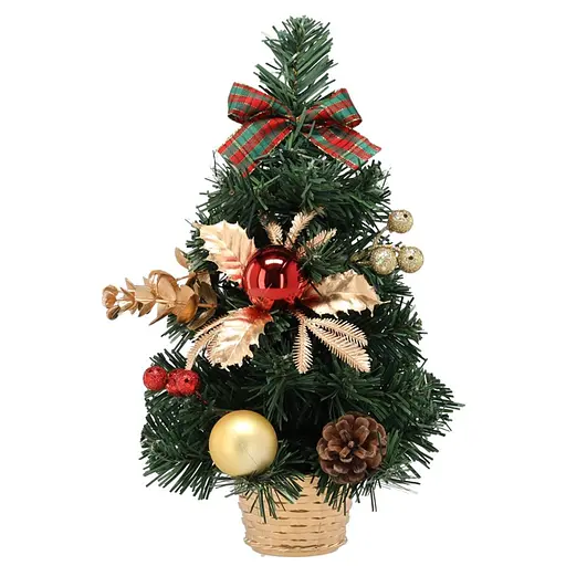 Елка искусственная Chomik красно-золотистый декор 30 см (ANT2323)