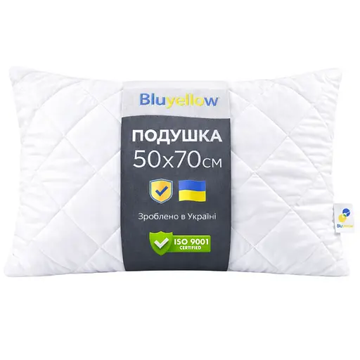 Подушка Bluyellow Home гіпоалергенна з блискавкою 50х70 см (8000036243)