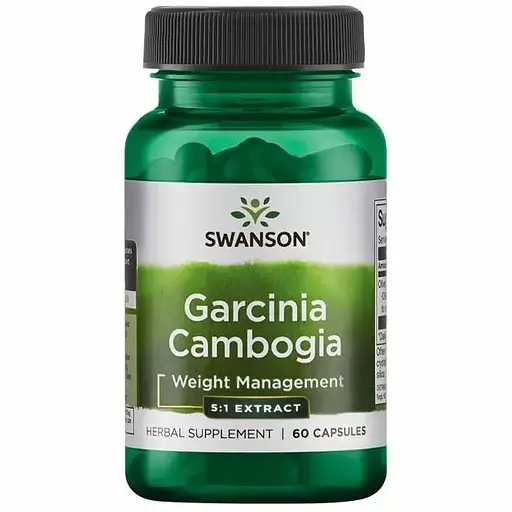 Гарциния Swanson Garcinia Cambogia 5:1 Extract 80 mg 60 caps (1086-100-85-2286059-20)