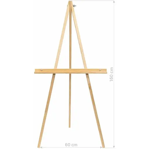 Мольберт - тринога  ROSA Studio сосна 60×75×160см мак висота полотна 150см В УПАКОВЦІ - фото 4